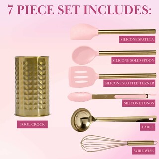 Foto 4 | Foto 4 | Juego de Utensilios de Cocina Paris Hilton don Utensilios de Silicona 7 Piezas - Venta Internacional