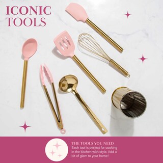 Foto 5 | Foto 5 | Juego de Utensilios de Cocina Paris Hilton don Utensilios de Silicona 7 Piezas - Venta Internacional