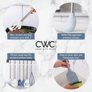 Foto 2 | Foto 2 | Juego De Utensilios De Cocina Cook With Color Silicone, 38 Piezas - Venta Internacional.