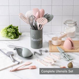 Foto 3 | Foto 3 | Juego De Utensilios De Cocina Cook With Color Silicone, 38 Piezas - Venta Internacional.