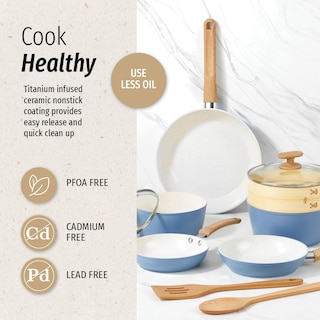 Foto 6 | Foto 6 | Juego De Utensilios De Cocina Goodcook Healthy Ceramic Titanium, 10 Piezas - Venta Internacional.