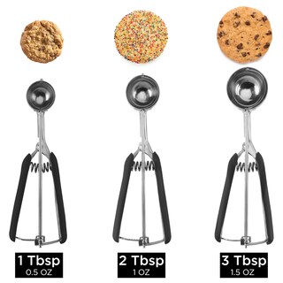 Foto 3 | Foto 3 | Juego De Cucharas Para Galletas Social Chef De Acero Inoxidable, 3 Piezas - Venta Internacional.