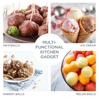 Foto 4 | Foto 4 | Juego De Cucharas Para Galletas Social Chef De Acero Inoxidable, 3 Piezas - Venta Internacional.