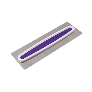 Foto 1 | Foto 1 | Alisador Espátula Raspa Acero Pastel Reposteria Fondant 23cm Plata Morado