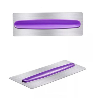 Foto 3 | Foto 3 | Alisador Espátula Raspa Acero Pastel Reposteria Fondant 23cm Plata Morado