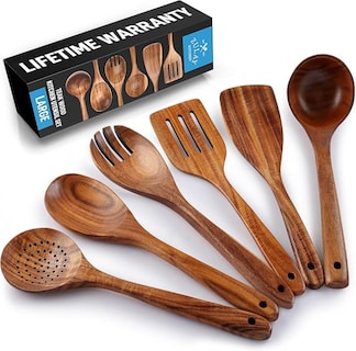 Foto 1 | Foto 1 | Juego de Cucharas de Madera Zulay Kitchen 6 Piezas - Venta Internacional