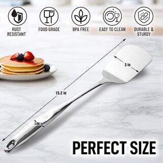 Foto 5 | Foto 5 | Espátula de Cocina Zulay Kitchen Premium de Acero Inoxidable 37 cm - Venta Internacional