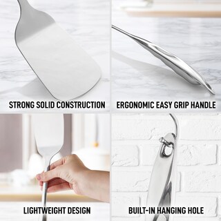 Foto 6 | Foto 6 | Espátula de Cocina Zulay Kitchen Premium de Acero Inoxidable 37 cm - Venta Internacional