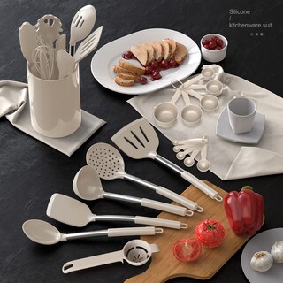 Foto 7 | Foto 7 | Utensilios de Cocina Oannao Silicona Resistente Al Calor 18 Piezas - Venta Internacional