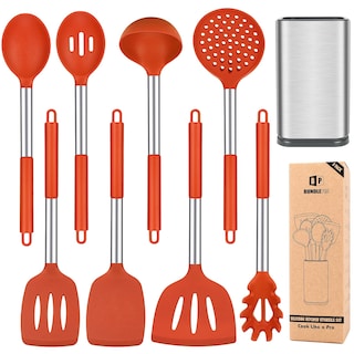 Foto 1 | Foto 1 | Juego De Utensilios De Cocina Bundlepro De Silicona, 8 Piezas, Resistentes Al Calor - Venta Internacional.