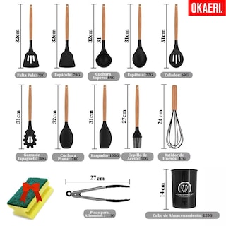 Foto 3 | Foto 3 | Set de Utensilios Okaeri para Cocina