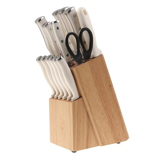 Foto 1 | Foto 1 | Set De Cuchillos Blancos De Acero Inoxidable Vasconia 15 Pzas