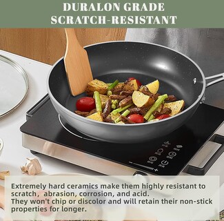 Foto 4 | Foto 4 | Juego De Utensilios De Cocina Nuwave Healthy Duralon Blue Ceramic, 9 Piezas - Venta Internacional.