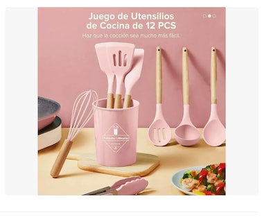 Foto 2 | Foto 2 | Utensilios Silicona De Cocina Espatulas Brochas Teker 12 Set Xtellar