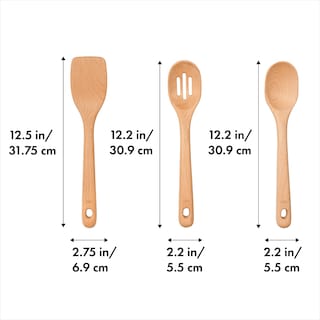 Foto 2 | Foto 2 | Juego De Utensilios Oxo Good Grips De Madera De Haya, 3 Piezas - Venta Internacional.