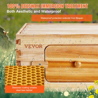 Foto 4 | Foto 4 | Caja Para Colmenas Beehive Vevor, Tamaño Mediano, Tamaño Super Bee, De 10 Marcos, Con Ventanas - Venta Internacional.