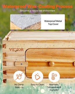 Foto 4 | Foto 4 | Kit De Inicio Bee Hive Vevor De 10 Marcos Con 1 Caja Profunda Y 1 Caja Mediana - Venta Internacional.