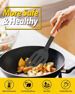 Foto 5 | Foto 5 | Espátula De Cocina Bundlepro De Silicona Resistente Al Calor, Juego De 2 - Venta Internacional.