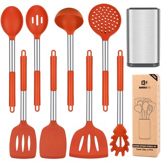 Foto 1 | Foto 1 | Juego De Utensilios De Cocina Bundlepro De Silicona, 8 Piezas, Resistentes Al Calor - Venta Internacional.