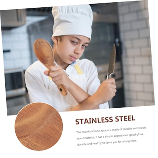 Foto 3 | Foto 3 | Cuchara De Arroz De Madera, Espátula Antiadherente, Pala De Cocina Feltechelectr - Venta Internacional.