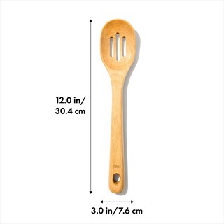 Foto 2 | Foto 2 | Cuchara Ranurada Oxo Good Grips De Madera De Haya Grande - Venta Internacional.