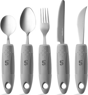 Foto 1 | Foto 1 | Juego De Cocina Adaptive Utensilios Special Supplies De 5 Piezas, Color Gris - Venta Internacional.