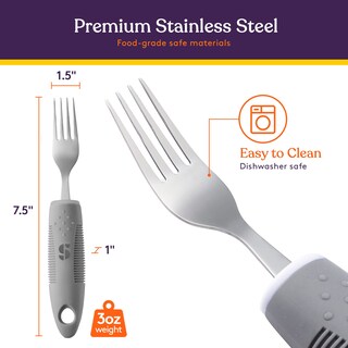 Foto 2 | Foto 2 | Juego De Cocina Adaptive Utensilios Special Supplies De 5 Piezas, Color Gris - Venta Internacional.
