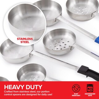 Foto 3 | Foto 3 | Juego De 8 Cucharas Para Servir Portion Control Stock Your Home - Venta Internacional.