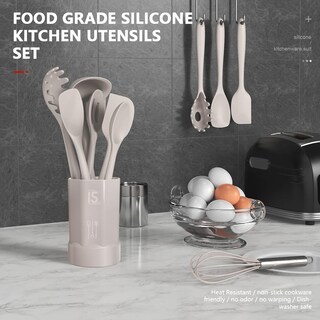 Foto 2 | Foto 2 | Juego De Utensilios De Cocina Aothod Silicone 446°f  Resistente Al Calor - Venta Internacional.