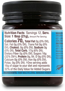 Foto 3 | Foto 3 | Cuchara De Miel De Manuka Kfactor 12 260 Ml Cruda Sin Pasteurizar - Venta Internacional.