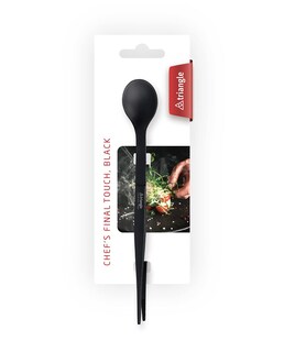 Foto 5 | Foto 5 | Cuchara De Degustación Triangular Finaltouch Negra De Acero Inoxidable De 14 Cm - Venta Internacional.