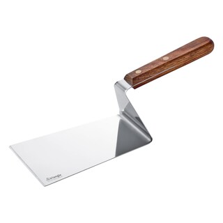 Foto 1 | Foto 1 | Espátula Para Plancha Triángulo Ancho Mango De Madera De Nogal De 15 Cm - Venta Internacional.