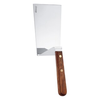 Foto 2 | Foto 2 | Espátula Para Plancha Triángulo Ancho Mango De Madera De Nogal De 15 Cm - Venta Internacional.