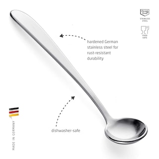 Foto 2 | Foto 2 | Cuchara Triangular De Acero Inoxidable Para Mostaza Y Condimentos - Venta Internacional.