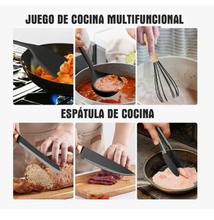 Foto 3 | Foto 3 | Utenciliosn De Cocina Silicona Espatulas Y Cuchillos 26 Set