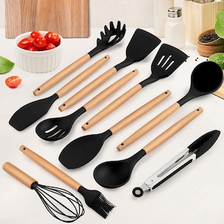 Foto 2 | Foto 2 | Juego De Utensilios De Cocina E-far De Silicona Con Soporte 12 Piezas - Venta Internacional.
