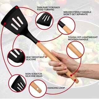 Foto 4 | Foto 4 | Juego De Utensilios De Cocina E-far De Silicona Con Soporte 12 Piezas - Venta Internacional.