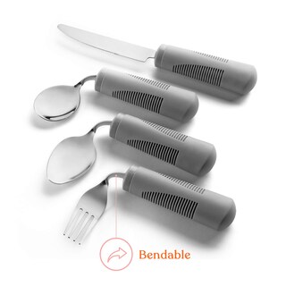 Foto 4 | Foto 4 | Juego De Cocina Adaptive Utensilios Special Supplies De 4 Piezas Color Gris - Venta Internacional.