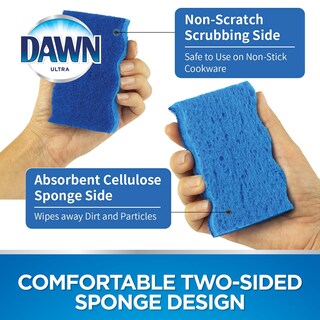Foto 5 | Foto 5 | Esponjas Para Platos De Cocina Dawn  Antiarañazos  Azules (paquete De 6) - Venta Internacional.