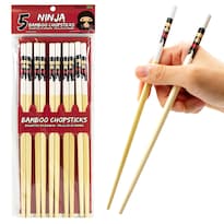 Juego De Palillos Gamago Ninja Bamboo  5 Pares  23 5 Cm  Color Rojo - Venta Internacional.