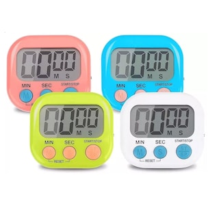 Foto 1 | Foto 1 | 4 Temporizador Cocina Digital Huevo Timer Cronómetro Alarma Eo Safe Imports Esi-15518 Multicolor