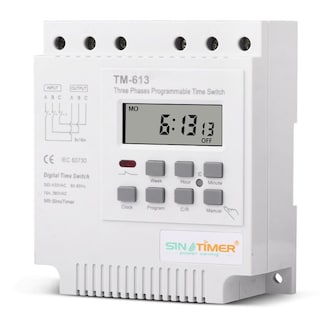 Foto 2 | Foto 2 | Interruptor Temporizador Sinotimer Tm613 380v Trifásico Con Luz De Fondo - Venta Internacional.