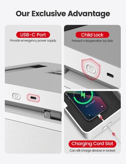 Foto 4 | Foto 4 | Time Lock Box Vaydeer Metal Con Temporizador Para Teléfono/ipad Mini - Venta Internacional.