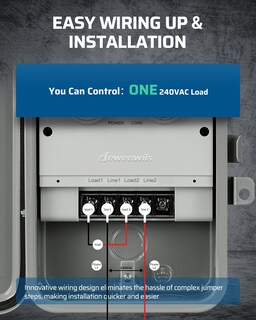 Foto 5 | Foto 5 | Temporizador De Bomba Para Piscina Dewenwils Outdoor Digital 3hp 40a 240vac Etl - Venta Internacional.