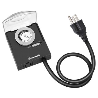 Foto 1 | Foto 1 | Temporizador De Luz Mecánico Dewenwils De 24 Horas Con Cable De 60 Cm, 15 A - Venta Internacional.