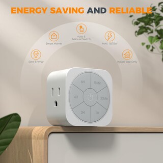 Foto 5 | Foto 5 | Timer Outlet Tessan, Temporizador De Cuenta Regresiva Para Enchufe Eléctrico, 1875 W - Venta Internacional.