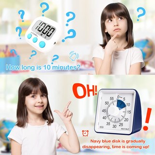 Foto 3 | Foto 3 | Visual Timer Secura Gestión Del Tiempo En El Aula De 60 Minutos - Venta Internacional.