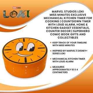 Foto 7 | Foto 7 | Temporizador De Cuenta Regresiva Marvel Studios Loki Miss Minutes 60 Minutos - Venta Internacional.