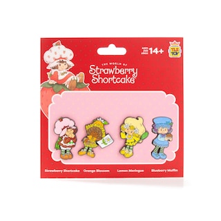 Foto 1 | Foto 1 | Set De Alfileres The Loyal Subjects Strawberry Shortcake, Paquete De 4 Unidades Sdcc 2024 - Venta Internacional.
