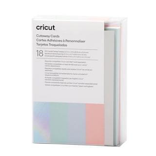 Foto 1 | Foto 1 | Cutaway Cards Cricut Pastel Sampler R10 Con Adhesivo (18 Unidades) - Venta Internacional.